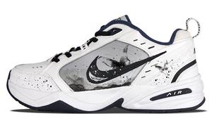 Кроссовки Air Monarch 4 Chunky унисекс с низким верхом, черный, серый, белый Nike