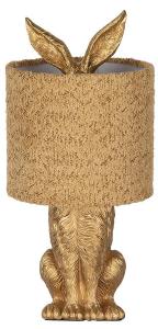 Настольная лампа Clayre & Eef Kaninchen Siti, золото