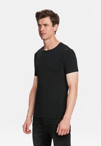 Футболка базовая 2 PACK WE Fashion, цвет black