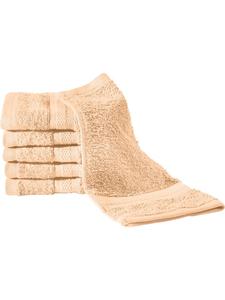 Redbest  Набор из 6 махровых мыльных полотенец Chicago абрикосового цвета