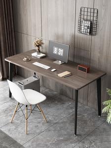 Компьютерный стол Naijia 80x60x74 см, домашний простой офисный стол, игровой стол для спальни, письменный стол для учебы, черная рама + античный дуб [усиленный]