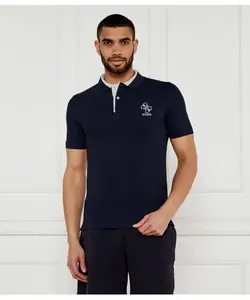 Футболка поло Slim fit Guess Jeans, синий