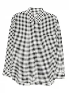 Клетчатая рубашка Comme Des Garcons, черный