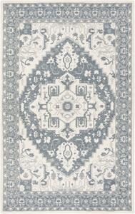 Ковер SAFAVIEH, 244 x 305 см, - коллекция Restoration Vintage - большой - Ivory & Charcoal, ручной работы из шерсти и вискозы, идеально для гостиной, спальни, офиса, столовой (RVT402F)