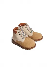 Ботинки Diego на шнуровке Bonpoint, бежевый