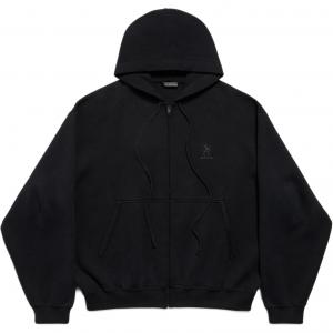 FW25 Свитшот Loose Fit Мужской Balenciaga, черный