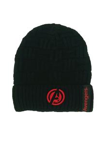 Шапка-бини черного цвета Avengers