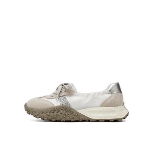 DAPHNE Женские низкие кэжуал кеды серебристые, цвет Silver