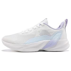 361° Кроссовки женские, противоскользящие, износостойкие, низкие, повседневные, белые, фиолетовые