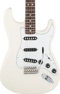 Электрогитара Fender Ritchie Blackmore Stratocaster с грифом из розового дерева с выемками, цвет Олимпийский белый