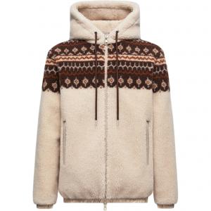 Худи с геометрическим жаккардовым узором Moncler, мультиколор