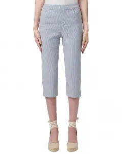 Женские весенние полосатые брюки Pedal Pusher Hue, синий