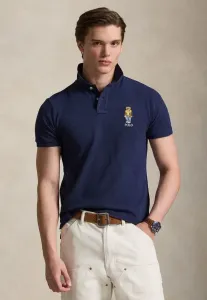Футболка-Поло на заказ, облегающая, с сетчатой вставкой, футболка-поло Polo Ralph Lauren, Newport Navy