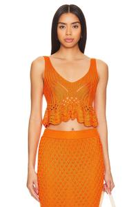 Ли топ Beach Riot, желтый