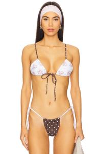 Топ бикини Bay от For Love & Lemons, white