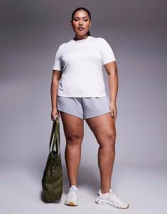 4505 Curve Icon active быстросохнущая спортивная футболка белого цвета