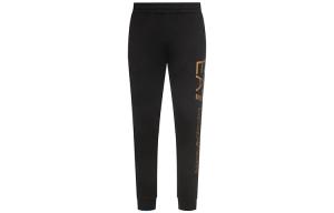 Вязаные спортивные штаны мужские черные EMPORIO ARMANI