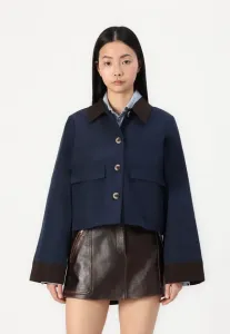 Световая куртка vic Vero Moda, Navy/Chocolate Torte