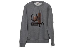 Толстовка мужская серая Hermes, серый