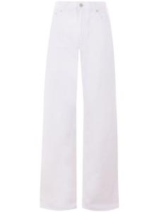 Haikure джинсы с нашивкой-логотипом, белый