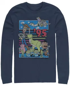 Футболка мужская Disney Pixar Toy Story 95 Retro Distressed с длинным рукавом Fifth Sun, синий