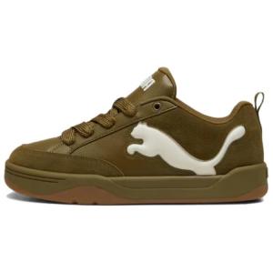 Кроссовки Puma Park Lifestyle Skateboarding Shoes Unisex Low-top Army Green, хаки