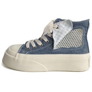 City camel Женские высокие кеды для скейтбординга деним синие, цвет Denim Blue