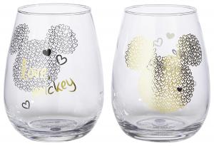 Набор бокалов Disney, 0,5 x 2 л, черный/золотой