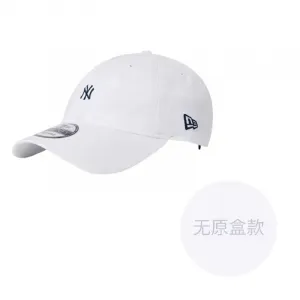 New Era Хлопковая бейсболка унисекс, White