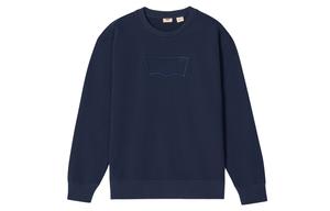 Levis Свитшоты Unisex Navy Blue Crew Neck Moderate