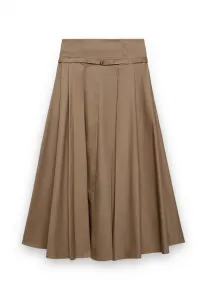 Однотонная юбка-колокол Calliope, Beige Scuro