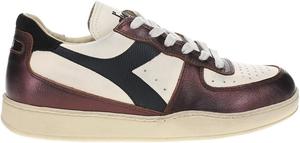 Мужские кеды Diadora Mi Basket Low Metallic с потертой шнуровкой, повседневные- бежевые