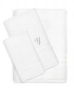 Набор из 3 банных полотенец Denzi из турецкого хлопка с индивидуальным дизайном Linum Home, Y
