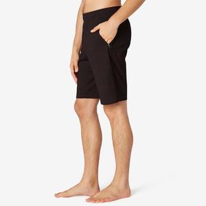 Мужские длинные шорты для пилатеса и базового шейпинга, серия 520, темно-красные Domyos