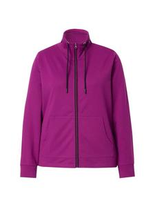 Спортивная куртка Ulla Popken Sweatjacke, цвет brombeere
