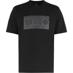 Футболка Boss с круглым вырезом HUGO BOSS, черный