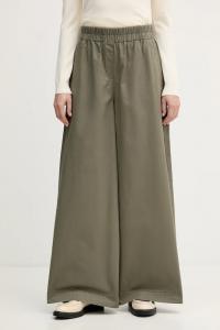 Хлопковые брюки United Colors Of Benetton, зеленый