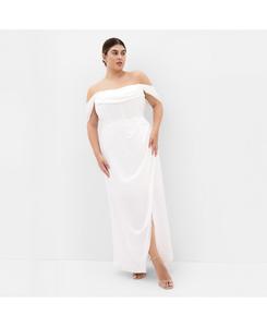 Женское длинное платье Запретная любовь CITY CHIC, Ivory