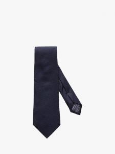 Шелковый галстук из плетеной корзины Eton, цвет Navy Blue