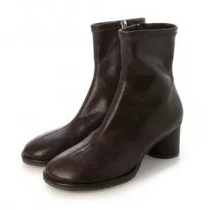 Короткие ботинки с косым носком из мягкой эластичной ткани Evol, цвет Br