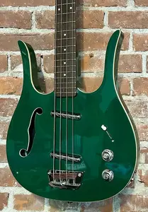 Бас-гитара Danelectro Red Hot Longhorn Semi-hollowbody - нефритовый, поддержите малый бизнес и купите ее здесь!