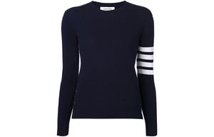 Футболка-поло с четырьмя полосами THOM BROWNE, синий