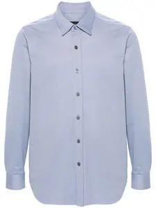 Рубашка с длинными рукавами Brioni, синий