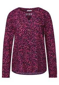 Блузка STREET ONE Blouse, цвет pink/black