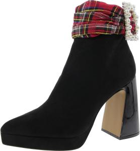 Женские ботильоны Betsey Johnson Idris, Rot/Schwarz, Mehrfarbig