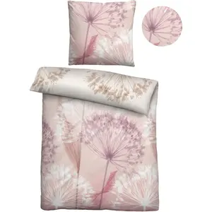 Постельное белье Biberna «Мария», тонкий блеск + мягкость, простота в уходе, можно использовать круглый год, молния, цвет rose