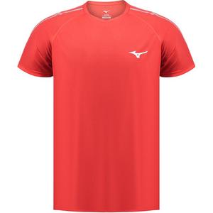 Mizuno Футболка для бега мужская red