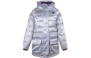 Converse Белая золотая худи с геометрическим принтом для женщин, Pure White Gold