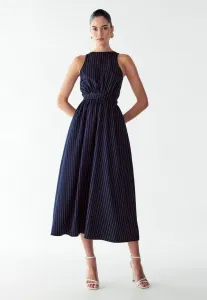 Длинное платье лилиана Willa, Navy Pinstripe
