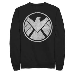 Мужские агенты Marvel из S.H.I.E.L.D. Винтажная футболка с логотипом Grungy